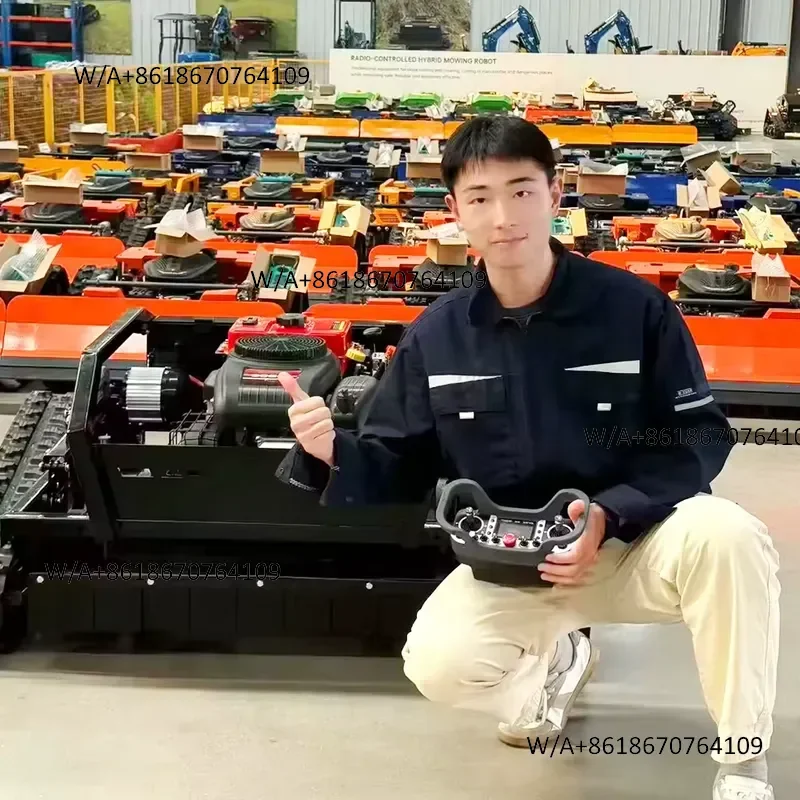 Hot Seller Remote Control Lawn Mower Crawler Garden Zero Turn Lawn Mower Lawn Mower and Brush Cutter