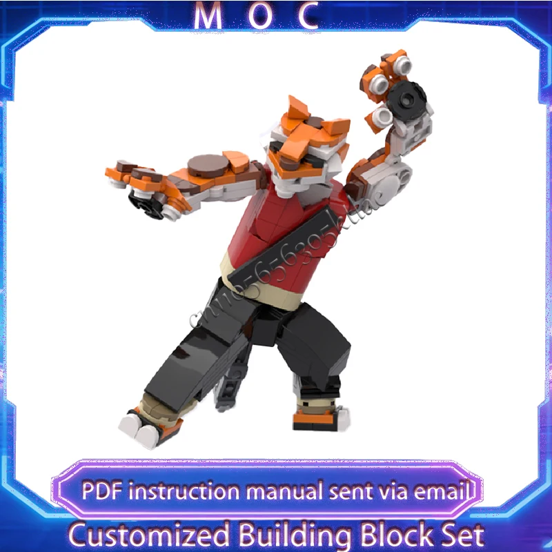 

Набор для сборки модели «Мастер Тигрица, знающая кунг-фу» (204 детали), серия MOC, конструктор для детей, подарок на праздник