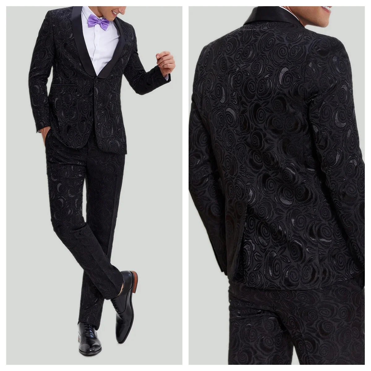 الحديث الكورية نمط رجل بدل زفاف ضغط زهرة الرجال البدلة مجموعة لون نقي الأعمال عارضة الزفاف المضيف الزي حسب الطلب