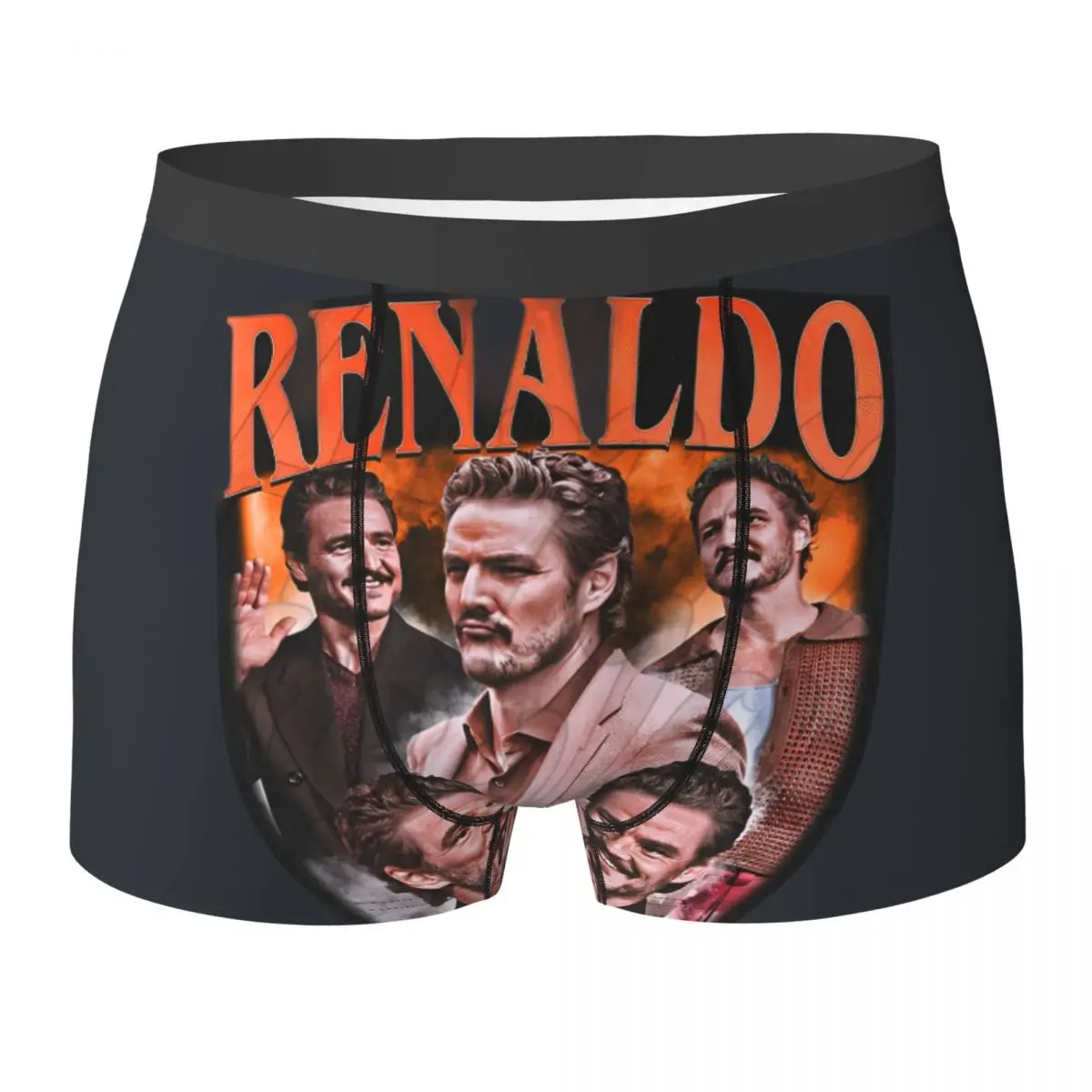 

Pedro Pascal Retro 90s Inspired Underwear Man Underpants Customs Breathable Boxer Shorts High Quality Short Briefs Plus Size 2XL