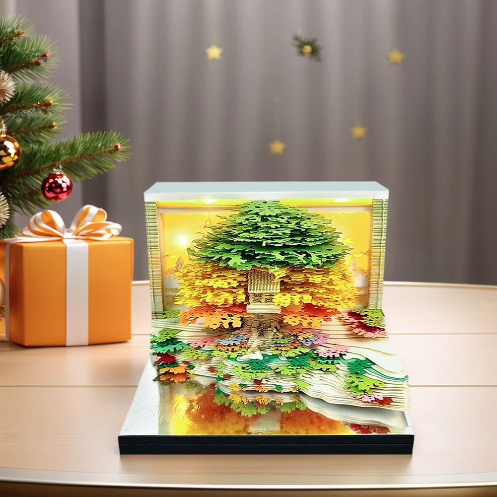 

Календарь Time Piece 2026 Настольный календарь 3D-календарь 2026 3D Блокноты для заметок Календарь Подарок на Рождество Новоселье Украшение рабочего стола