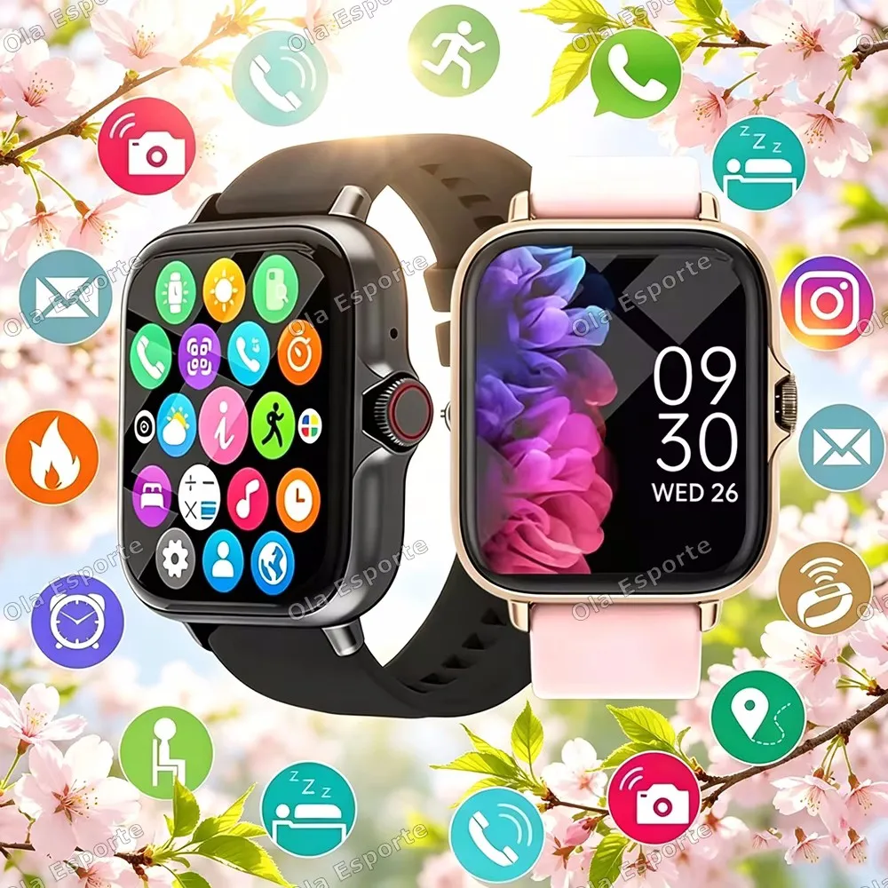 

Xiaomi NEW Waterproof Smart Watch with Message Answer Call Monitoring Sports Pedometer Information Alerts For iPhone Android