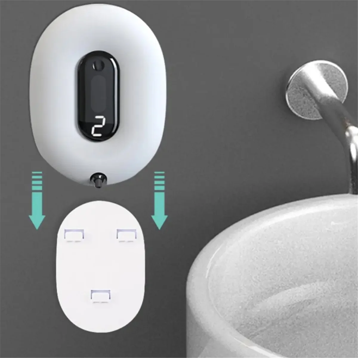 رائجة البيع موزع صابون اليد U-شكل السيارات التعريفي وضع إمداد الطاقة الجدار الشنق نوع توقيت وظيفة الملحقات المنزلية