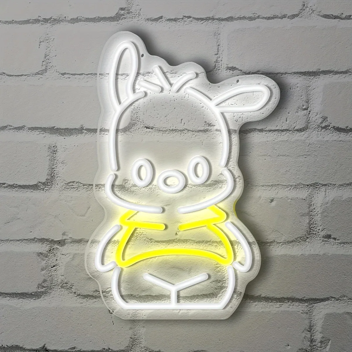 

Неоновая вывеска Sanrio Pochacco Dog для декора стен, пластиковый настенный декор, неоновые светильники с питанием от USB для дома и офиса, подарки