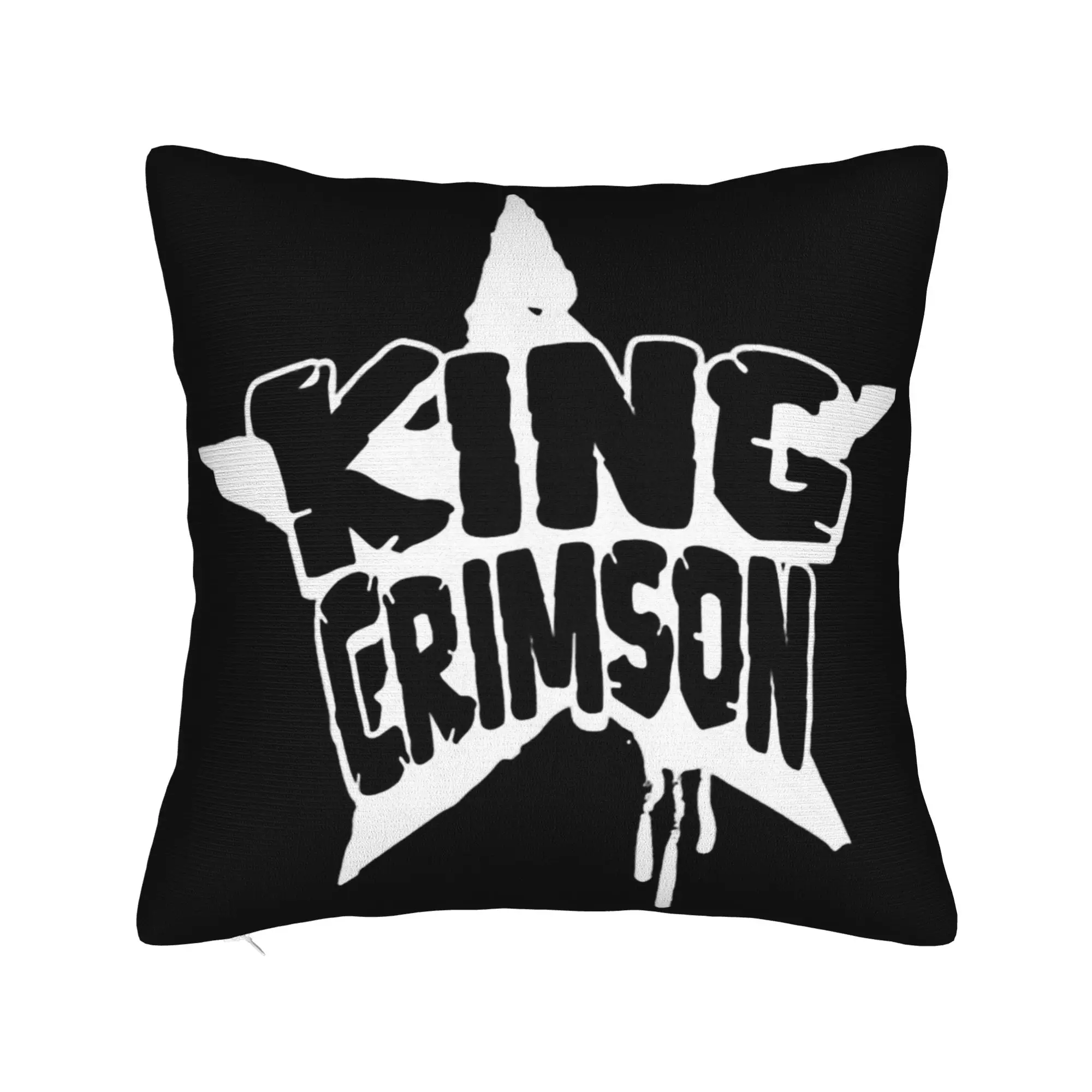 Decorative Pillow Cover King Crimson Rock Band Merch Home  Pillow Case Cover Square Multi-Size