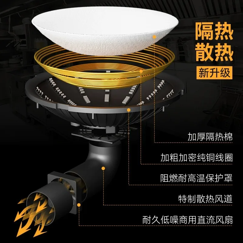 Commercial induction cooker, concave 15KW high-power electromagnetic cooker, canteen kitchen equipment, hotel large pot stove
