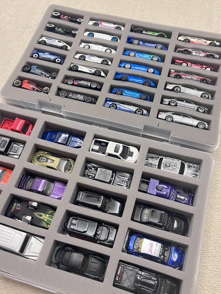 合金製カーモデル収納ボックスディスプレイケース-ウィンドファイヤーホイールコレクタブルカー-モデルオーガナイザーボックス-27台収納可能