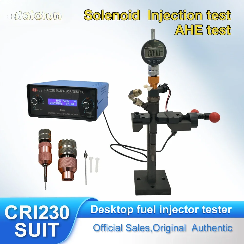 CRI230 Injector Tester With AHE Electromagnetic Common Rail Injector Tester For  DENSO 110 Tester Stroke Tool