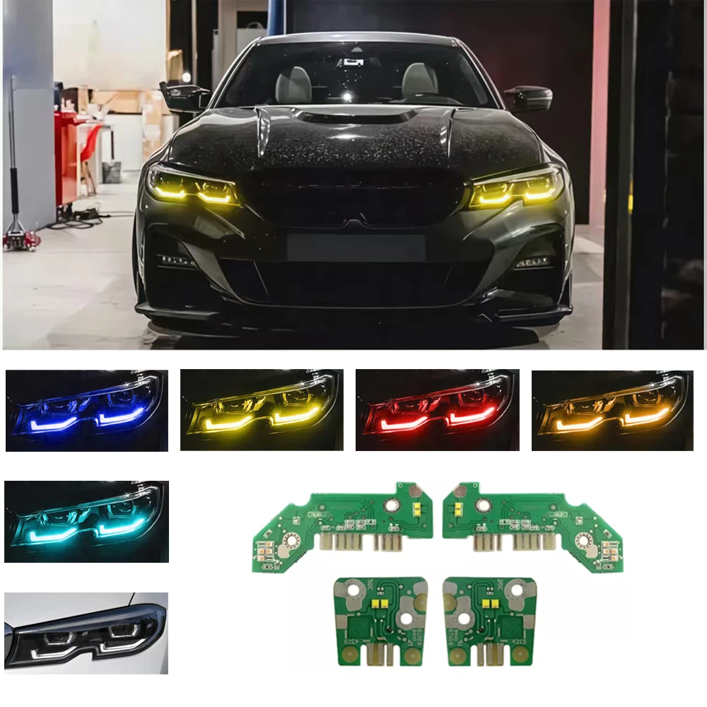 

For 2019-2022 G20 G21 EURO Version BMW 3 Series 1set LED daytime running lights Module 63118496133 63118496135 63118496136