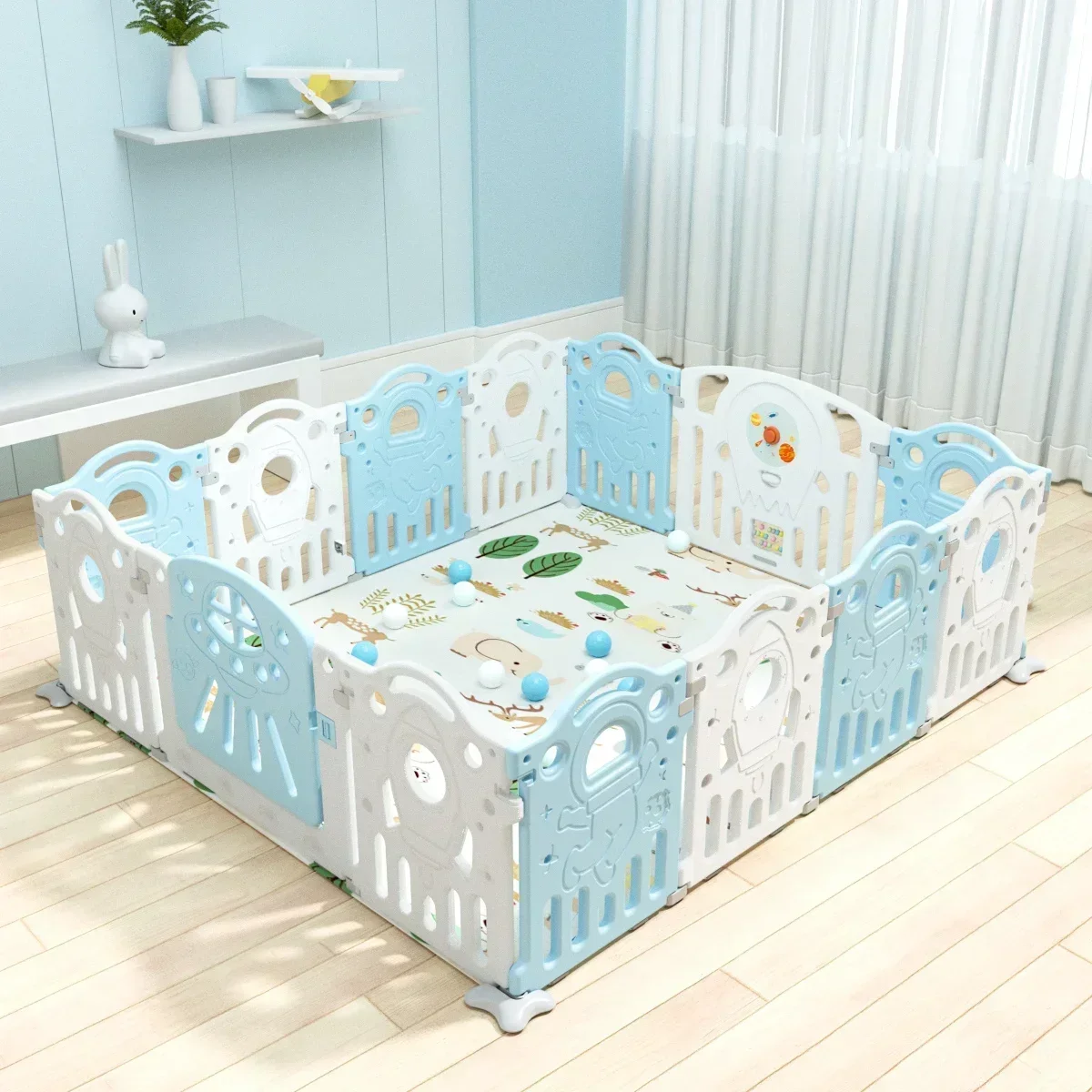 Baby Playpens New Design Fashion Customize Playground Indoor Children Kids Large Square Play Yard for Safety Fence