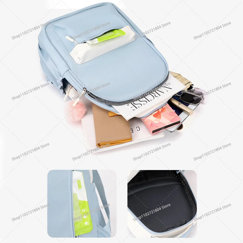 Kirbys High Quality Good-looking Backpack for Students Anime Cartoon Printed Schoolbag Fashion Book Stationery Storage Backpacks