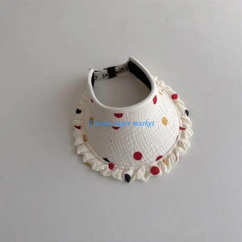 090B Comfortable Baby Sun Hat Summer Heat Lovely Pattern Baby Sun Hat for Outdoor Fun