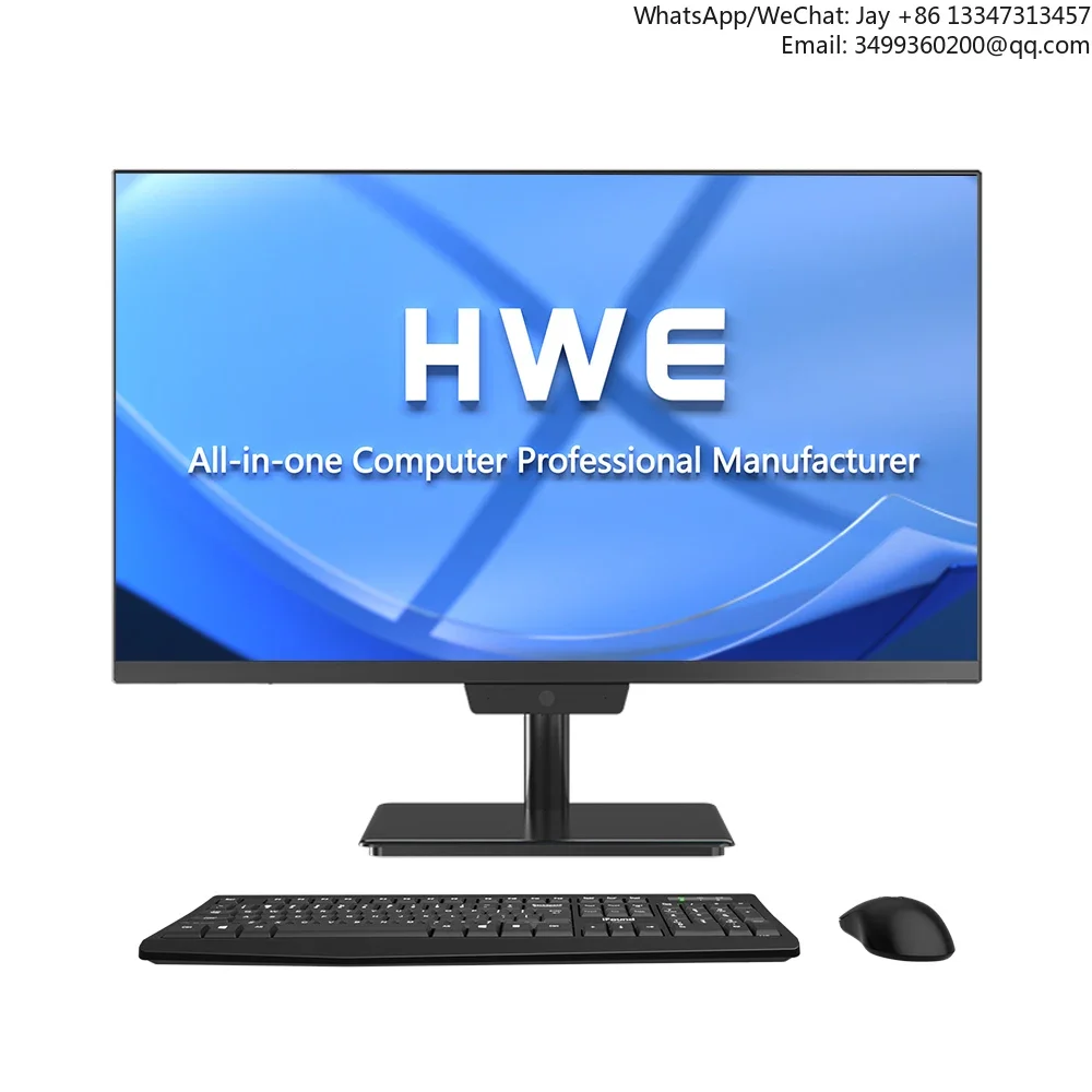

Черно-белый моноблок с узкими боковыми панелями OLED, процессор Core i5, AIO, бизнес-десктоп