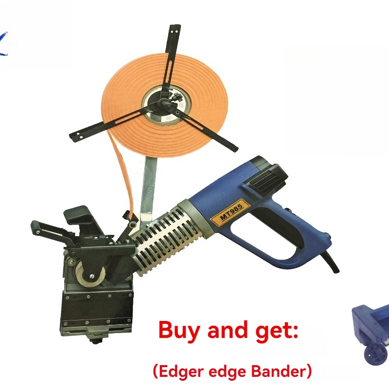 2000W Mt985 Portable Edge Banding Machine Curved Straight Manual Edge Banding Machine Woodworking Edge Banding Machine 220V/50Hz