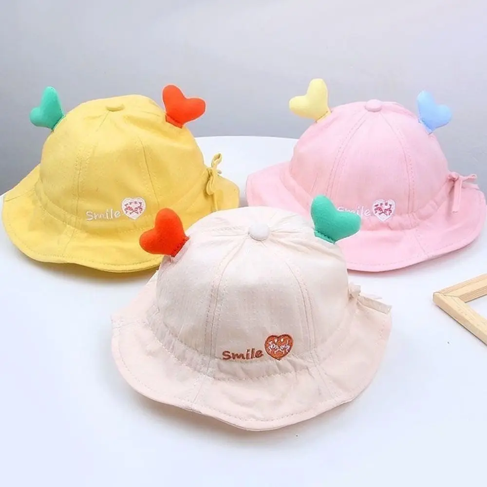 Anti-UV Soft Kids Fisherman Hat Cartoon Cotton Children's Cap Sun Protection Cap Boys Girls