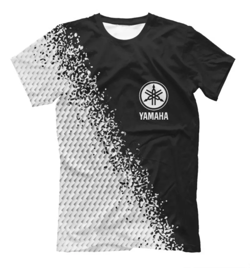 

Летняя горячая новинка: Черно-белая спортивная одежда унисекс с коротким рукавом для мотоциклистов Yamaha 2026 года