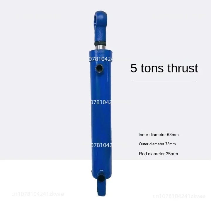 3 T 5 T Hydraulic Cylinder Hydraulic Cylinder Two-Way Lifting Small Heavy Single Cylinder Hydraulic Station Chopping Machine