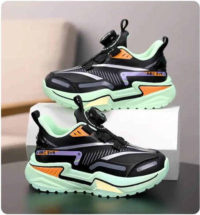 

NEW Childrens Boy Sneakers Pu Leather Fashion Soft Kids Sports Shoes Luxury Outdoor Nons-lip School Running Boys Basketball