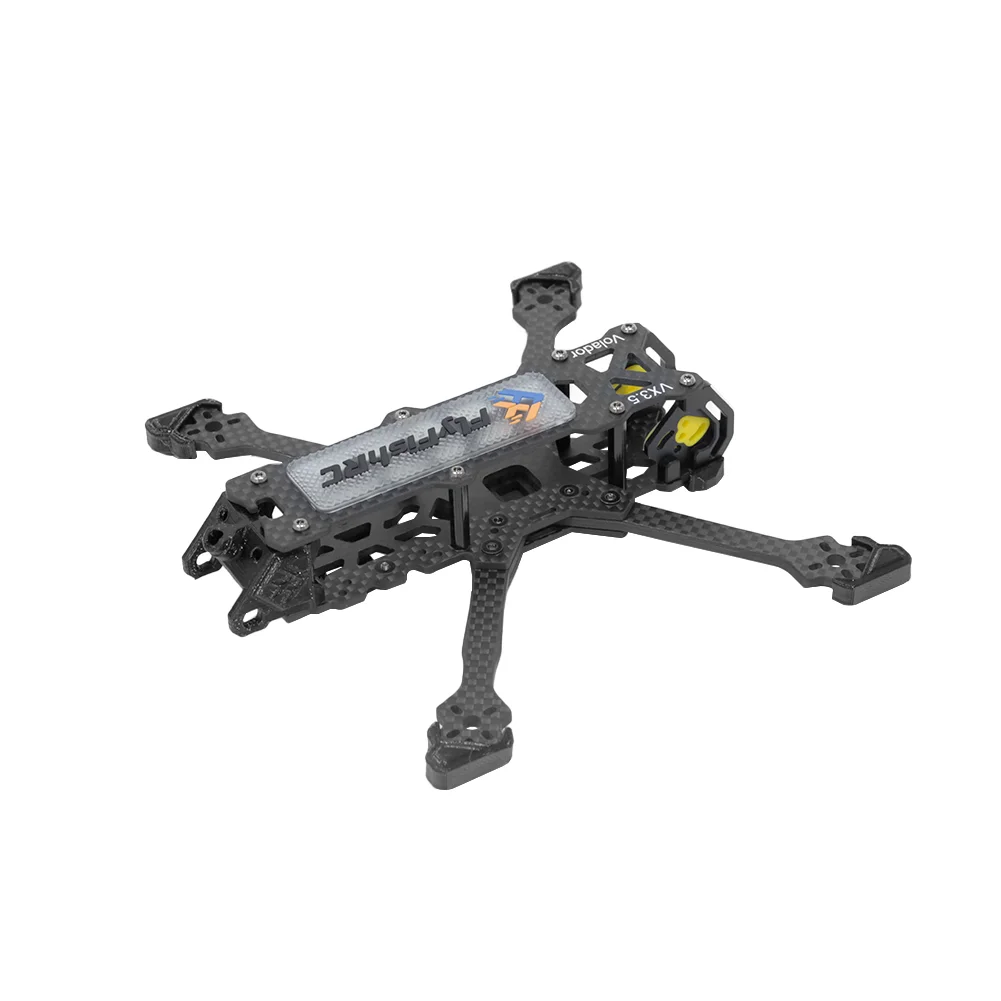 FlyFishRC Freestyle Frame Kit, compatível com DJI O3 Air Unit, FPV, VX3, VX3.5, 3 ", 3.5"