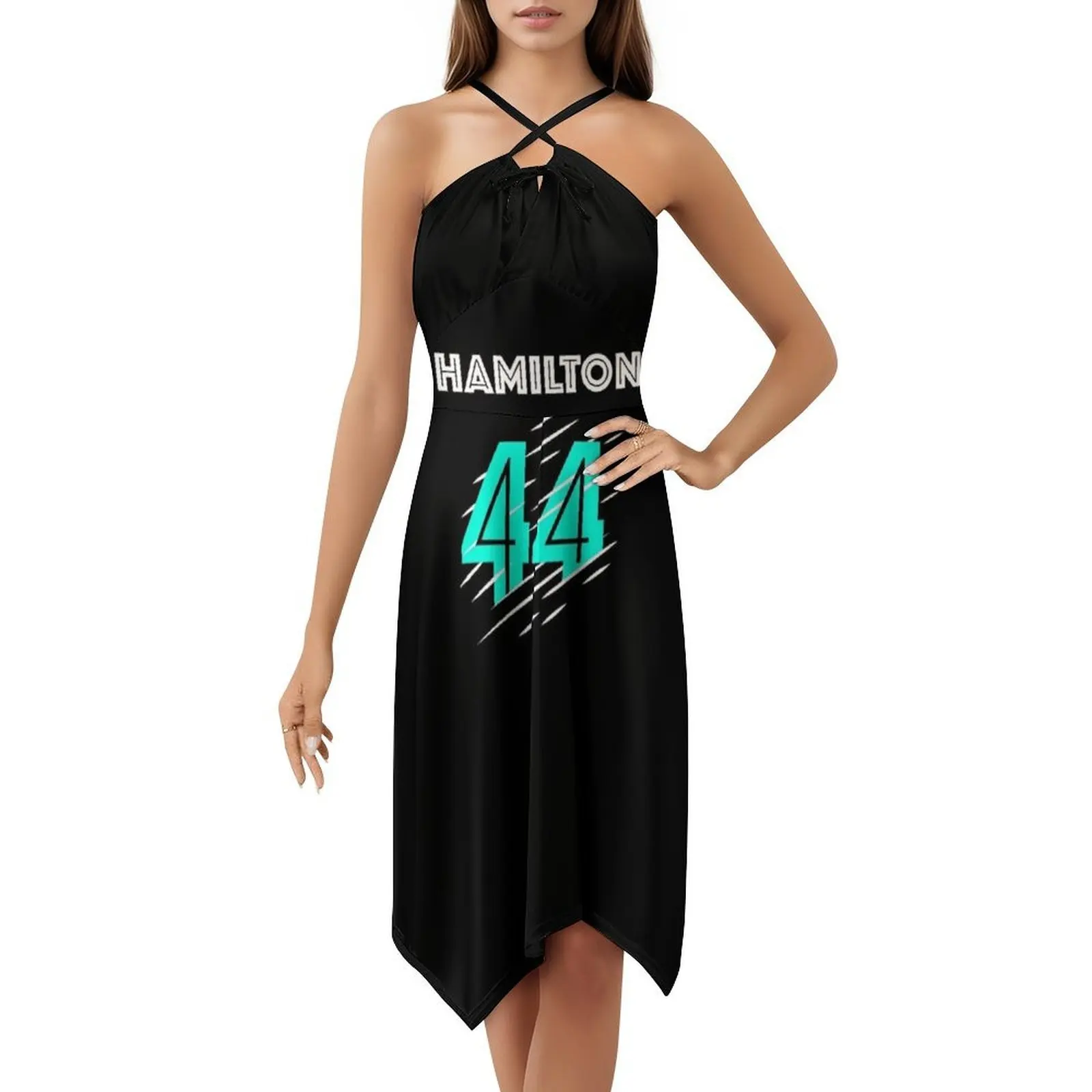 لويس الكورية نمط فستان كاجوال للنساء بسيط يوميا مكتب سيدة فساتين لويس سيارة W12 لويس 44 السير لويس لويس ملابس امرأة #5