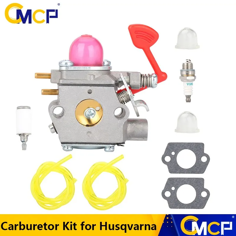 

CMCP Carburetor Kit Replacement OEM 545081855 for Walbro WT-875A for Husqvarna GBV325 P325 for Poulan Pro BVM200C P200C