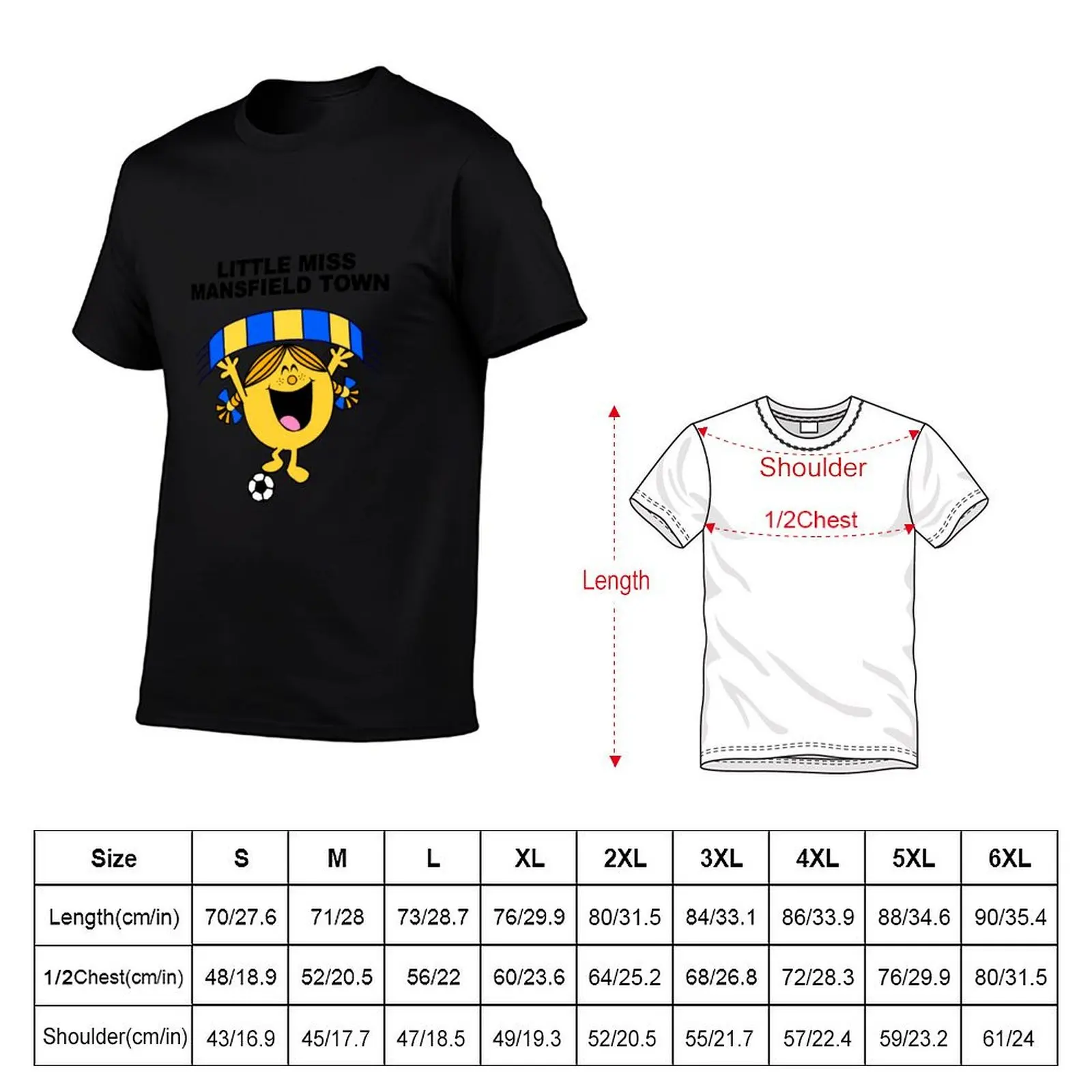 Little Miss Mansfield Town T-Shirt anime tshirt man t shirts for men t shirt man cotton T-Shirt