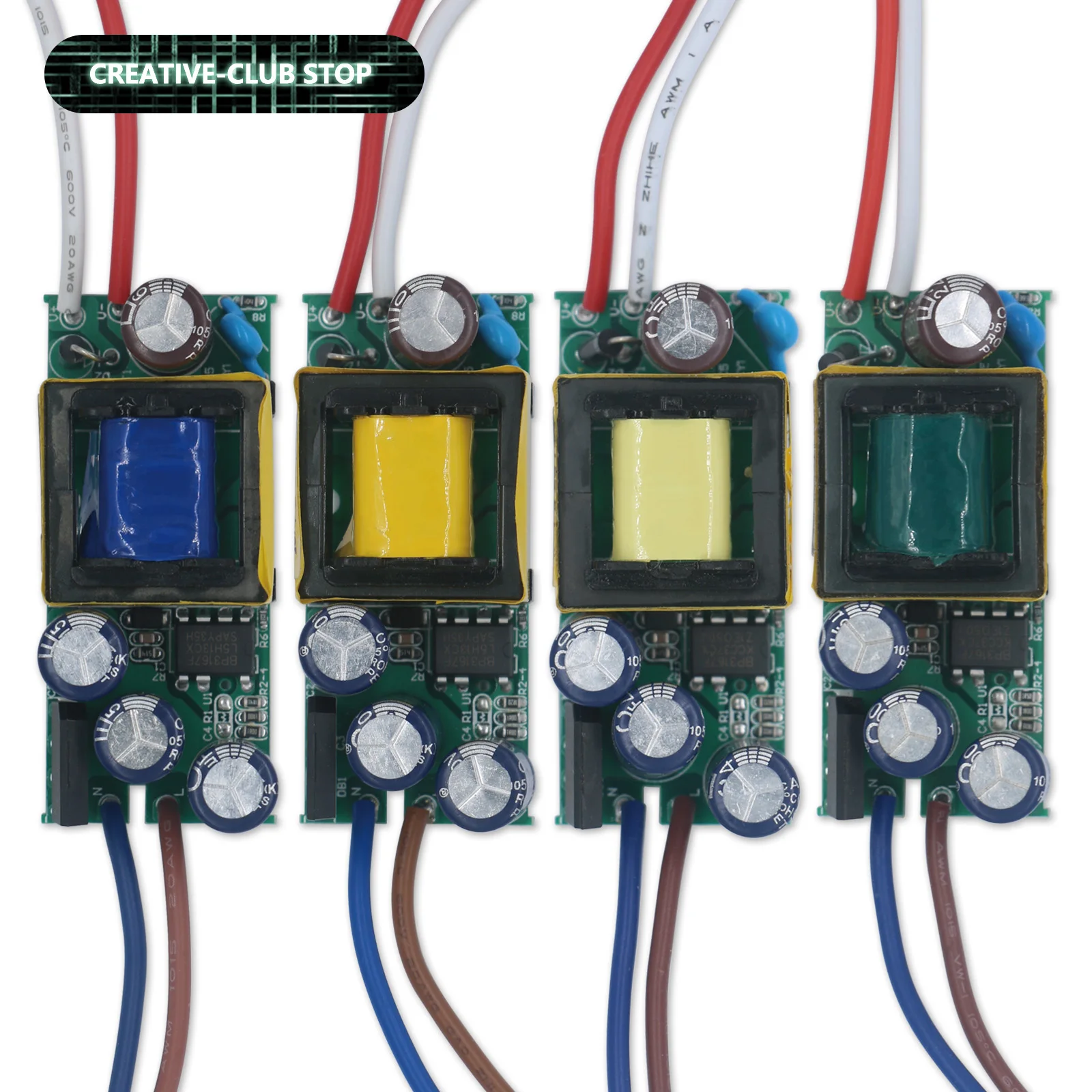 1-5X1W 1-3X2W 1-2X3W 2-6x3w 5-13x2w 8-25x2w 12-36x1w LED Driver Power Supply Lighting Transformers for LED Downligt Lights