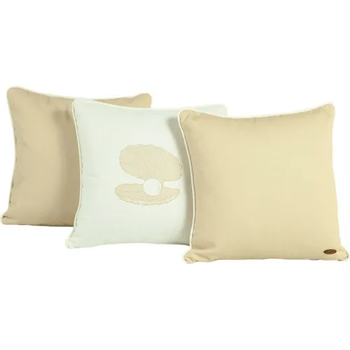 Lux Vie Marin Pearl Mussel Pillow decorate