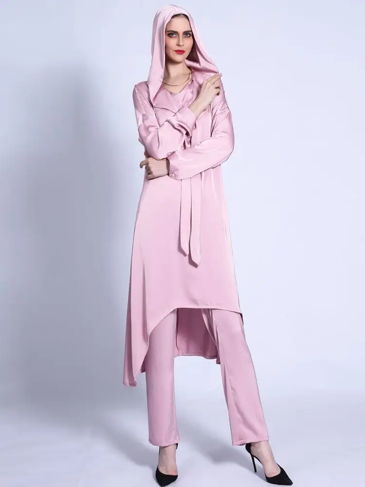 2 Pieces Muslim Suits Abaya Hijab Muslim Dress Women Kaftan Islamic Clothing Grote Maten Dames Ensemble Femme Musulmane Clothing