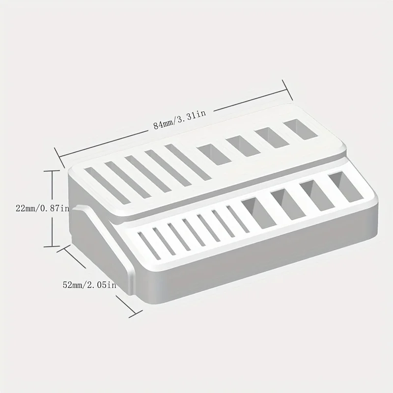 3D Printed Multi Card Storage Organizer USB Flash Drive TF SD Memory Card Holder Portable Desktop Storage Case - view 3