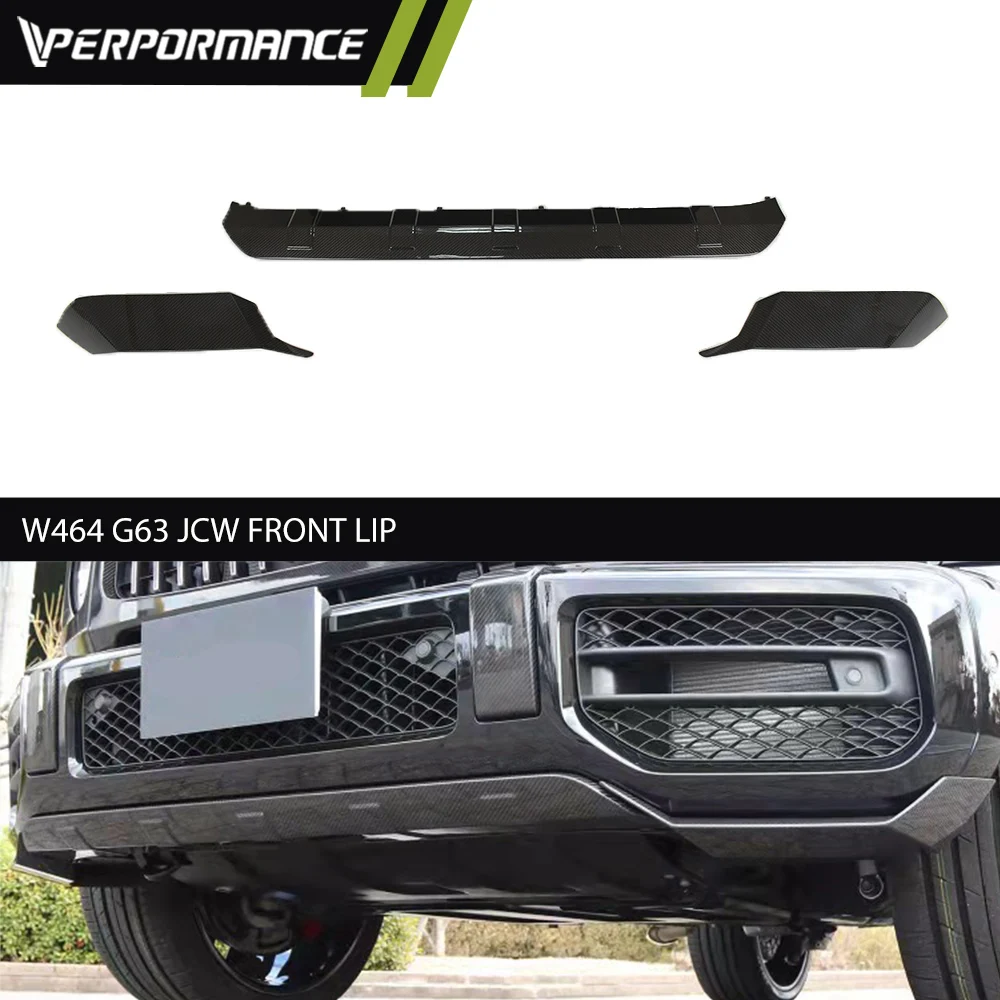 

G class W464 W463A 2019y+ G63 JCW Передняя губа Сухая карбоновая авто внешняя нижняя губа Передний диффузор Бампер Губа Автомобильный аксессуар