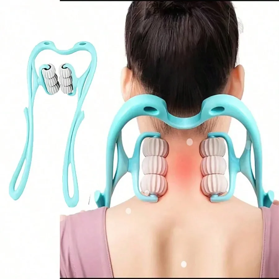 2026 Portable and Easy to Use 1PC Neck Massager, Roller Suitable for Arm, Legs, Back, Shoulder, and Upper Body Relaxer