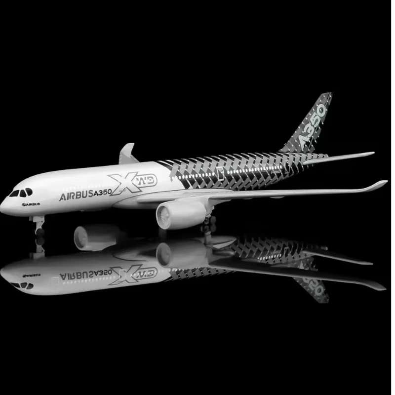 Escala 1/400 20cm liga fundida a350 xwb protótipo avião modelo de aeronave de companhia aérea aviões brinquedo coleção exibição com ventiladores base
