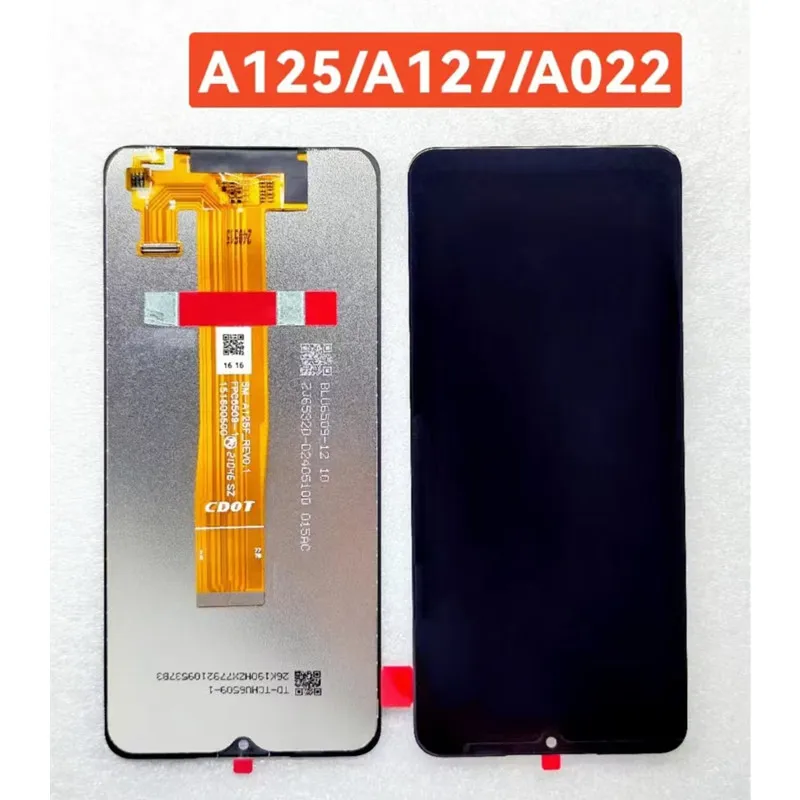 Testowany wyświetlacz 6,5 cala do Samsung A12 A125F A125F/DS wyświetlacz LCD ekran dotykowy wymiana zespołu Digitizer części naprawcze