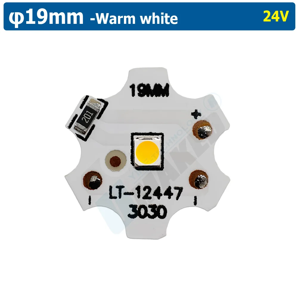 10pcs 24V 19mm 32mm 50mm led SMD Lamp Plate Needn't Driver Connect Light Source,38mm White/ Warm White lamp panel diy table lamp
