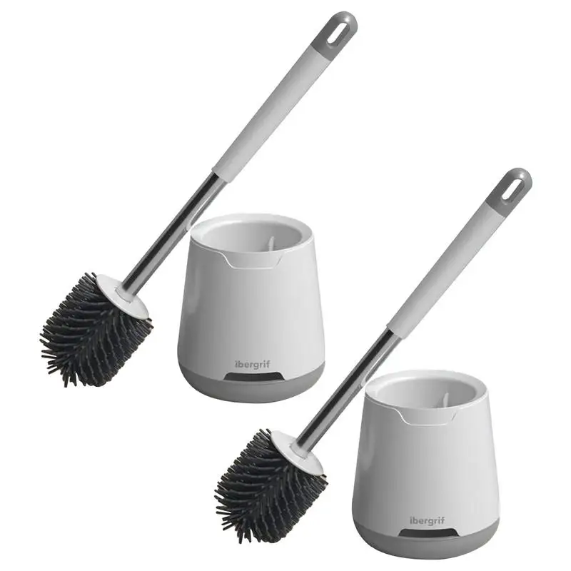 Toilet Bowl Brush Drip-Proof Toilet Cleaning Brush Bathroom Toilet Brush Deep Cleaning Toilet Cleaning Brush Long Handle Toilet