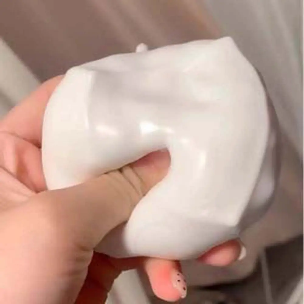 Satisfying Sound Effects Tofu-Shaped Squishy Self-Made Sensory Fidget Crunchy Squishy Moldable Shapeable Blocks Filled Squishy