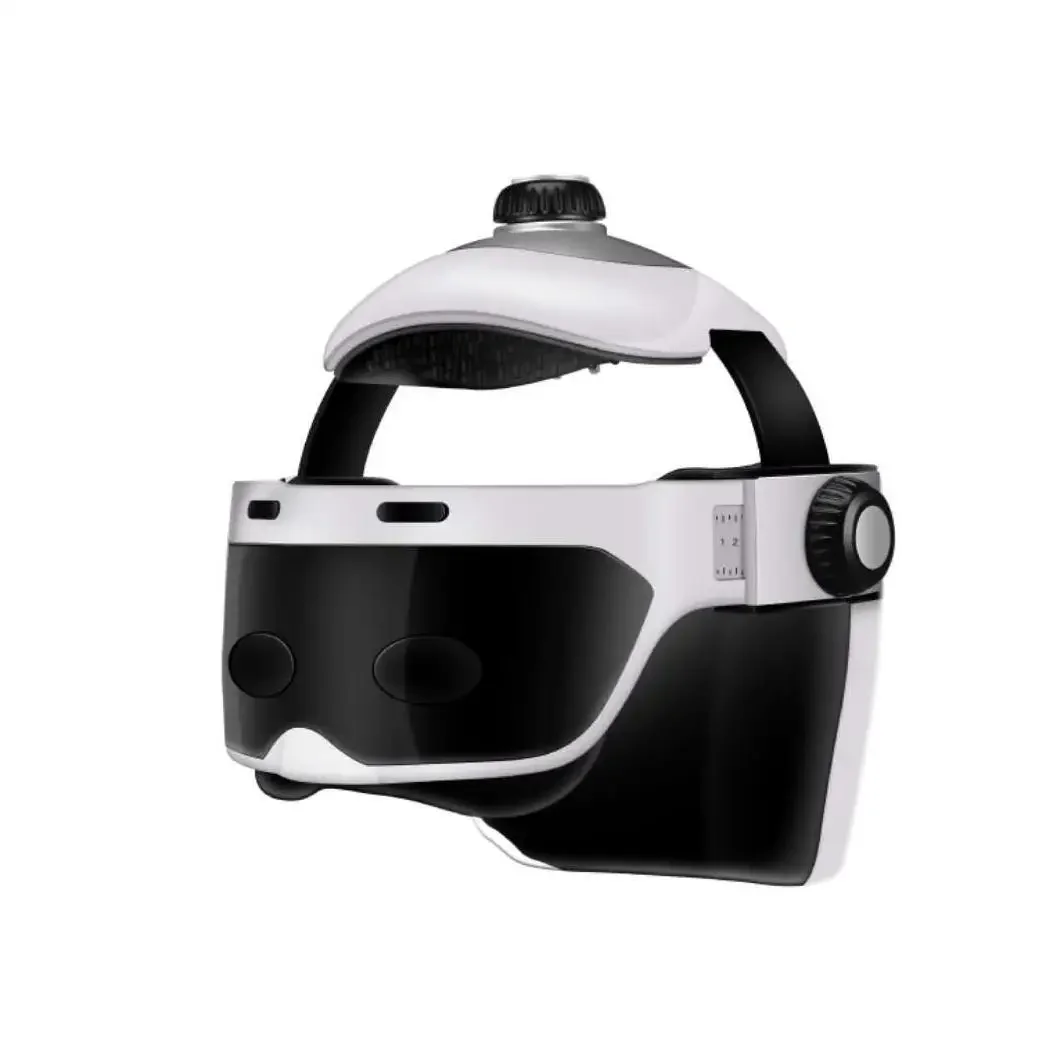 

Новый дизайн, массажер для головы и глаз, шлем, светильник, Bluetooth-управление, красочный электрический массажер для головы, внедорожник