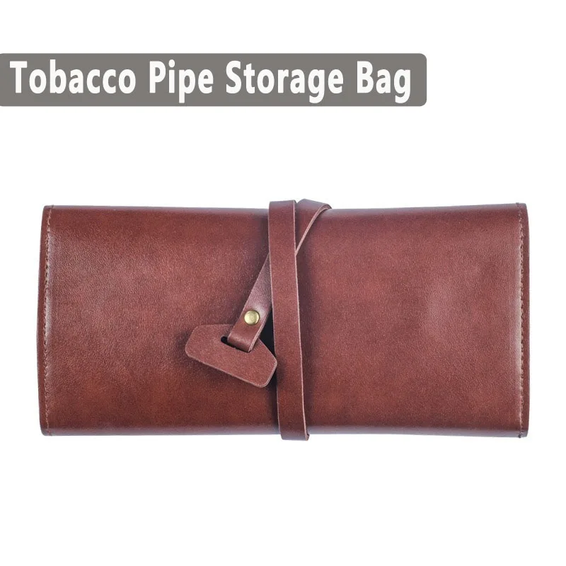 Multi Functional Portable Smoke pipe Storage Bag Folding Tobacco Pipes Weed Moisturizing bag Men Cigarette Tools accessories box