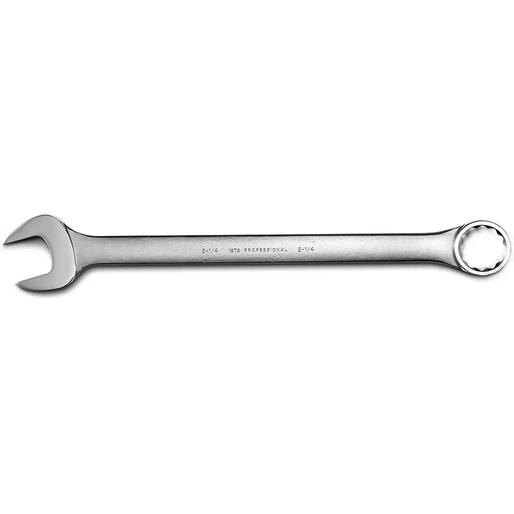 

2-1/4 Inch 12 Point Combination Wrench - Satin Finish