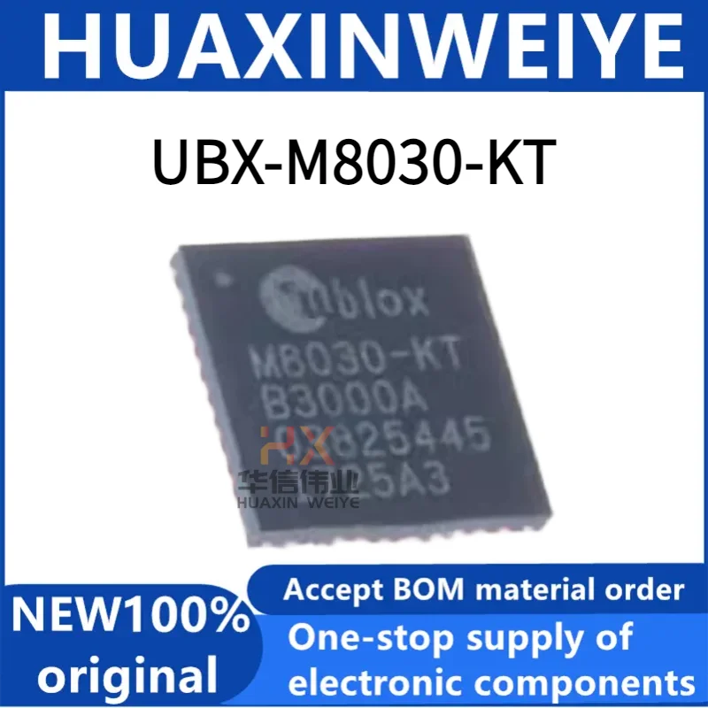 New Original UBX-M8030-KT silk screen M8030-KT packaging qfn40 GPS global positioning chip