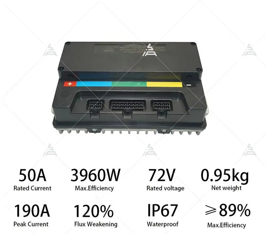 Votol EM50S Programmable Controller 72V 50A Wire Tunin for Electric Scooter IP67 Waterproof One Lin Protocol
