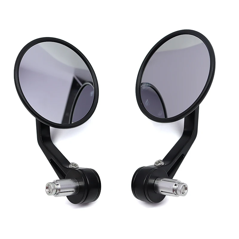 

Motorcycle Universal Handlebar End Rearview Mirrors Aluminum Retro Handlebar Tip Rearview For BMW Harley Honda YAMAHA Kawasaki