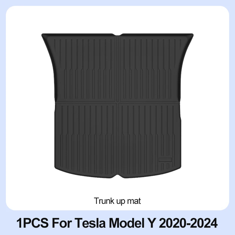 Tesla Model Y Vloermatten 2024 2023 2022 2021 2020 All Weather Vloerbeschermers Volledige Set Waterdicht Antislip Interieurbescherming