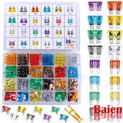 272pcs Automotive Car Fuses Kit Auto Blade Fuse Assortment Set Standard & Mini Low Profile Boat Truck SUV