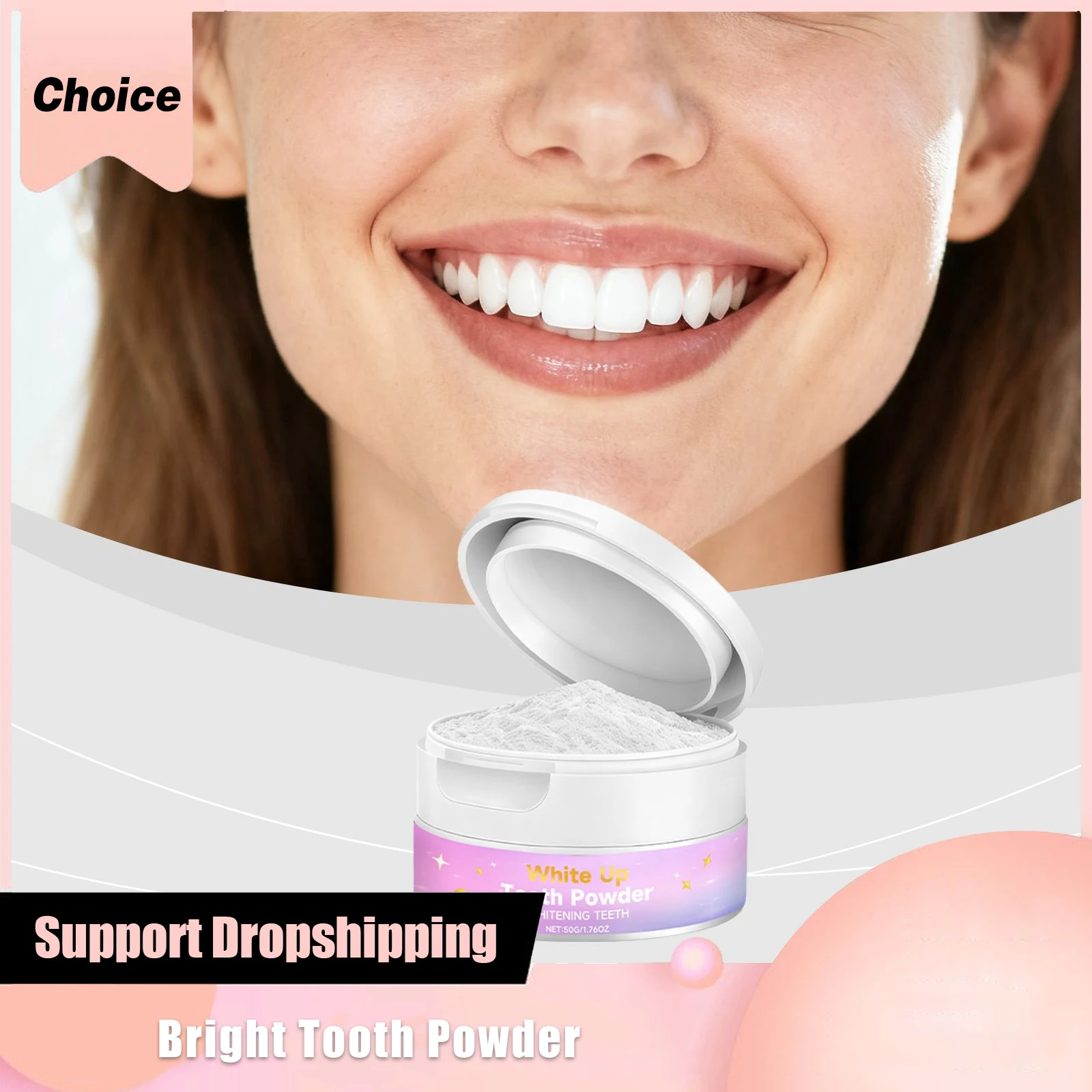 

Hydroxyapatite Tooth Powder Whitening Fresh Breath Oral Care Improve Brightness Deep Clean Natural Mint Teeth Cleaning Powder