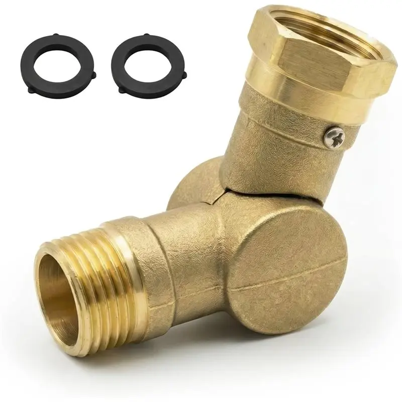 [A93Z!】 Garden Hose Swivel Connector, 180°& 360°, 3/4