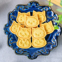 Cartoon Cat Cookie Mold 3D Cookie Cake Cutter DIY Mold Fondant Cake Decorating Tools DIY home baking tools for cookies
