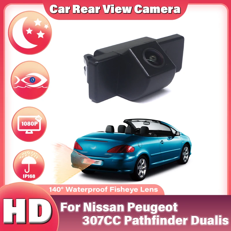 ccd CCD Car Rear View Reverse Camera For Nissan QASHQAI X-TRAIL Geniss Citroen C4 C5 C-Triomphe Peugeot 307CC Pathfinder Dualis