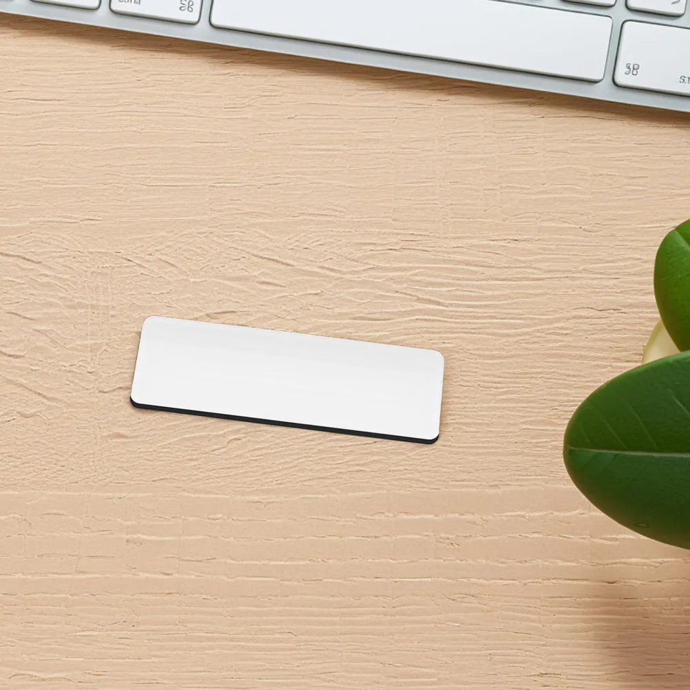Blank Name Badges 3 Pack Reusable DIY Custom Name Tags with Pin Back for Staff Conferences Exhibitions